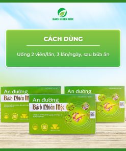 TPBVSK An Đường Bách Nhiên Mộc hỗ trợ chuyển hóa đường, giảm nguy cơ đường huyết cao (Hộp 60 viên)