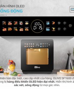 Nồi chiên hấp đa năng OLIVO SF1600