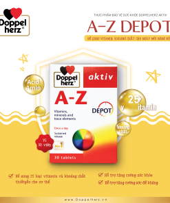 TPBVSK A-Z Depot bổ sung vitamin và khoáng chất dạng viên hỗ trợ tăng cường sức khỏe, tăng sức đề kháng