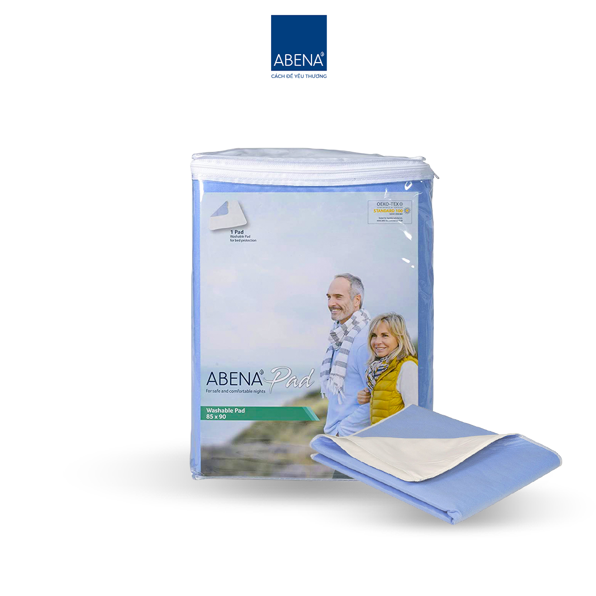 Tấm lót giường Abena Pad (giặt được) 85x90cm