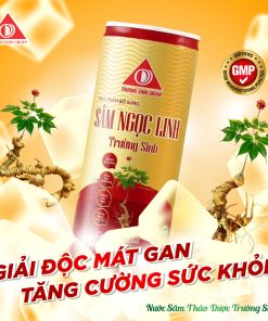 Sâm Ngọc Linh trường sinh đỏ (Thùng 24lon)