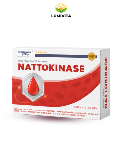 Viên uống Nattokinase hỗ trợ phục hồi sau tai biến, tan cục máu đông (hộp 40 viên)