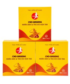 Nhân sâm và táo đỏ hòa tan