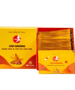 Nhân sâm và táo đỏ hòa tan