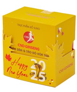 Nhân sâm và táo đỏ hòa tan