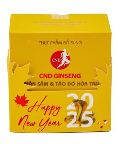 Nhân sâm và táo đỏ hòa tan