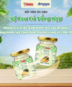 Bột Nêm Rau Củ – Vị Rau Củ Tổng Hợp HEBE kích thích vị giác cho bé (hũ 50g)