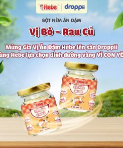 Bột Nêm Rau Củ – Bò Rau Củ HEBE kích thích vị giác cho bé (hũ 50g)