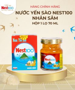 Nước Yến Sâm Ginnest – Có đường (lọ 70ml)
