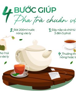 Trà Tim Sen Shan Tuyết Cổ Thụ Sunbeleaf – Thích Hợp Cho Người Chú Trọng Lối Sống Điều Độ Và Sức Khỏe Bên Trong – Hộp 20 Gói Túi Lọc