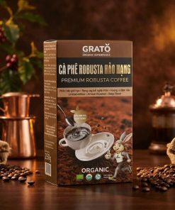 Cà Phê Robusta Organic Hảo Hạng Grato – Rang Xay Nghệ Nhân