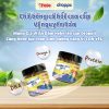 Chà Bông Cá Hồi Cao Cấp – Vị Nguyên Bản HEBE hỗ trợ phát triển trí não cho bé (hũ 50g)