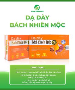 TPBVSK Dạ Dày Bách Nhiên Mộc hỗ trợ giảm acid dịch vị, bảo vệ niêm mạc dạ dày (Hộp 60 viên)