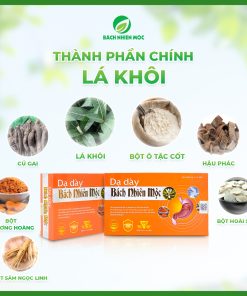 TPBVSK Dạ Dày Bách Nhiên Mộc hỗ trợ giảm acid dịch vị, bảo vệ niêm mạc dạ dày (Hộp 60 viên)