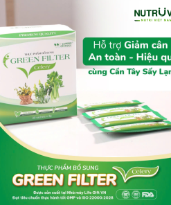 Bột cần tây sấy lạnh Green Filter Celery – Bổ sung chất xơ, thanh lọc cơ thể, giảm cholesterol 30 gói