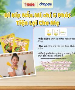 Mì Cầu Vồng Rau Củ HEBE bổ sung dinh dưỡng từ ngũ cốc & rau củ (hộp 100g)