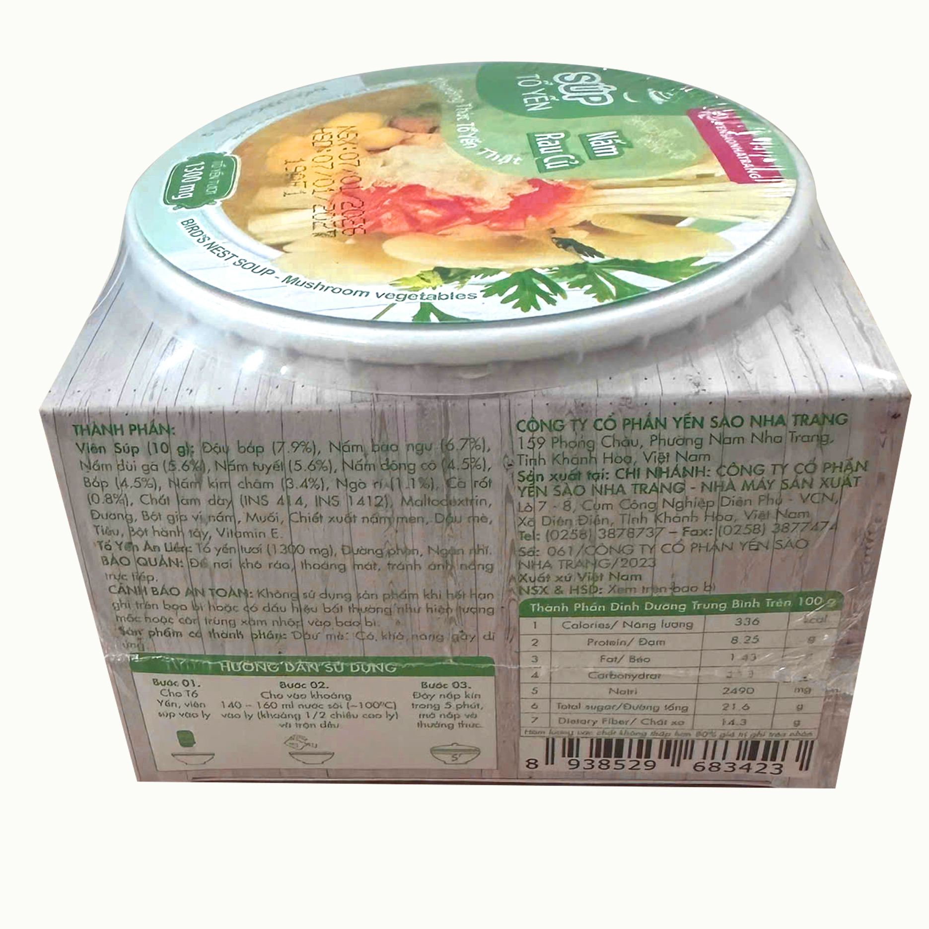 Súp tổ Yến Nấm Rau Củ