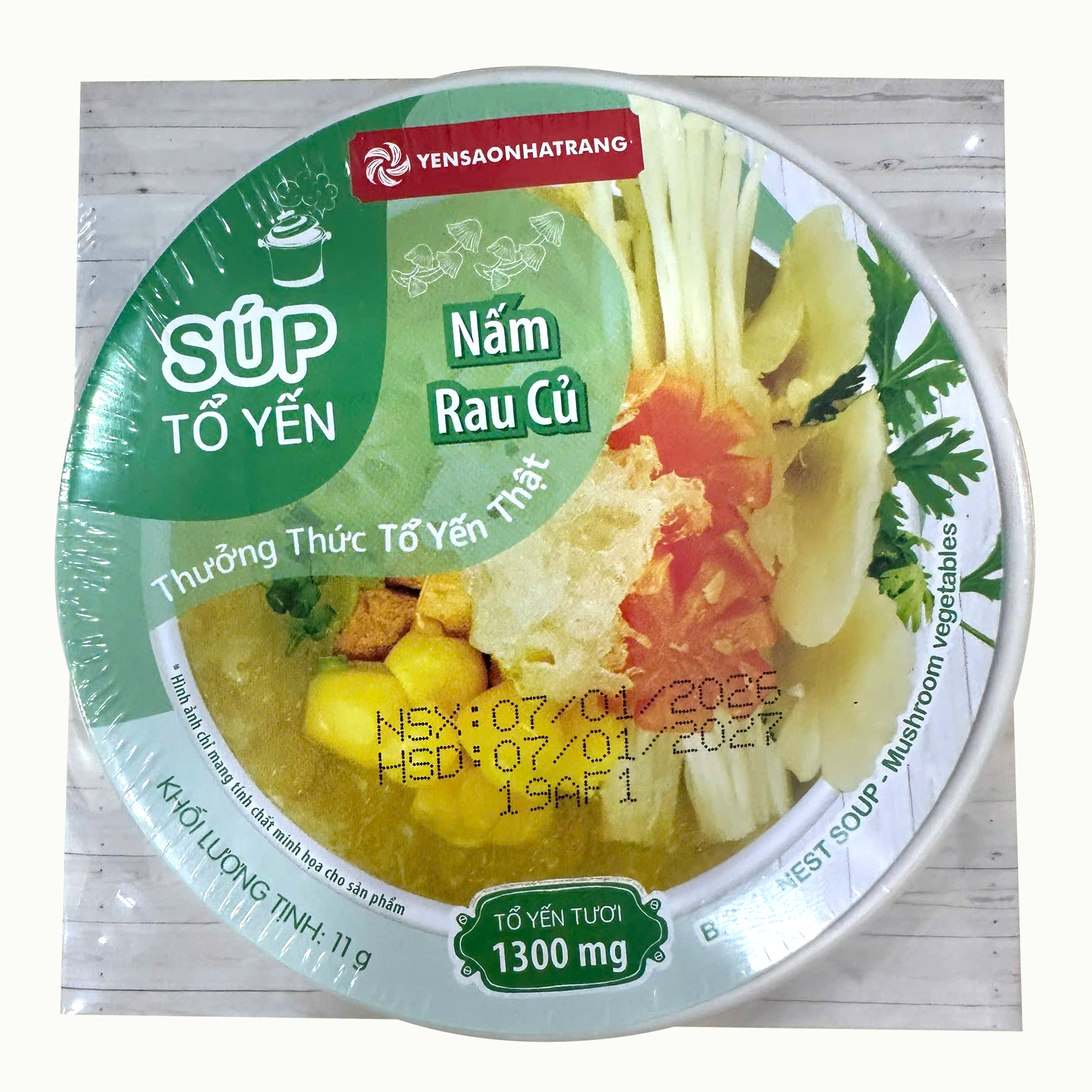 Súp tổ Yến Nấm Rau Củ