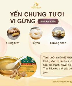 SET 6 Yến chưng Ăn liền mix vị Truyền Thống – THƯỢNG HOÀNG YẾN 140gr