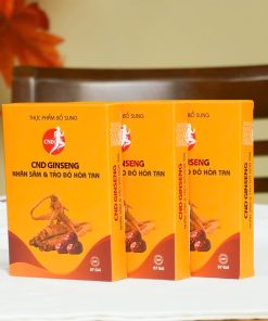 Combo 10 hộp Thực phẩm bổ sung Nhân sâm và táo đỏ hoà tan loại 7 gói