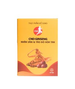 Combo 10 hộp Thực phẩm bổ sung Nhân sâm và táo đỏ hoà tan loại 7 gói