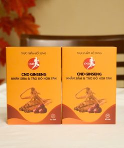 Combo 10 hộp Thực phẩm bổ sung Nhân sâm và táo đỏ hoà tan loại 7 gói