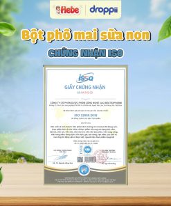 TPBS Hebe Bột Phô Mai Sữa Non Tách Muối giúp bé phát triển thể chất đẩy cân vượt bậc (Hộp 10 gói/ gói 4g)