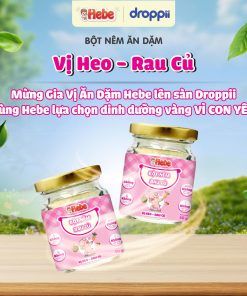 Bột Nêm Rau Củ – Heo Rau Củ HEBE kích thích vị giác cho bé (hũ 50g)