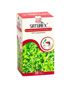 Trà hỗ trợ huyết áp cao và mỡ máu Saturex (Hộp 30 gói)