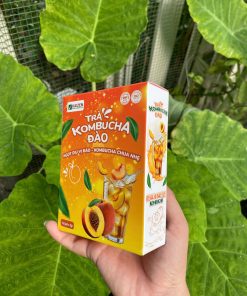 Trà Kombucha Đào ( Hộp 10 gói x 5g)