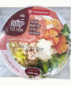 Súp tổ Yến Thịt Bò, Khoai Tây, Cà Rốt, Yến Mạch