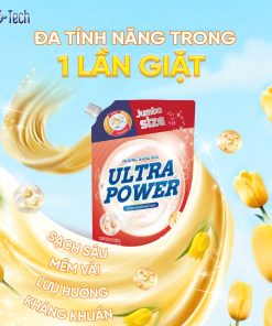 Nước giặt xả Ultra Power hương nắng mai 3600ml