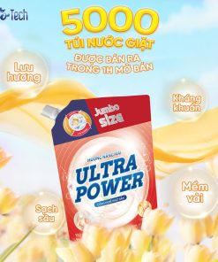 Nước giặt xả Ultra Power hương nắng mai 3600ml