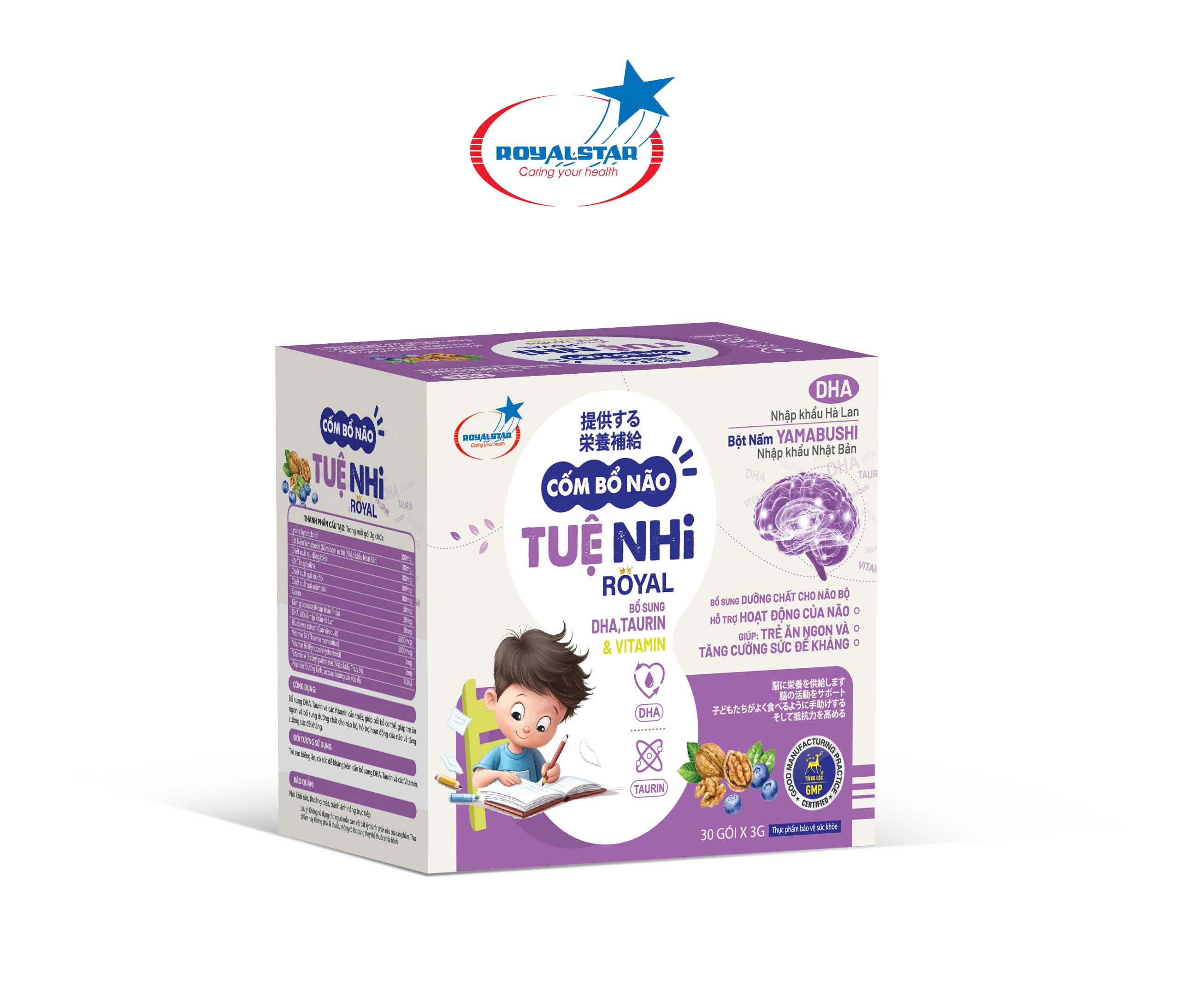 Cốm bổ não Tuệ Nhi Royal – Sản phẩm bổ sung dưỡng chất cho não bộ