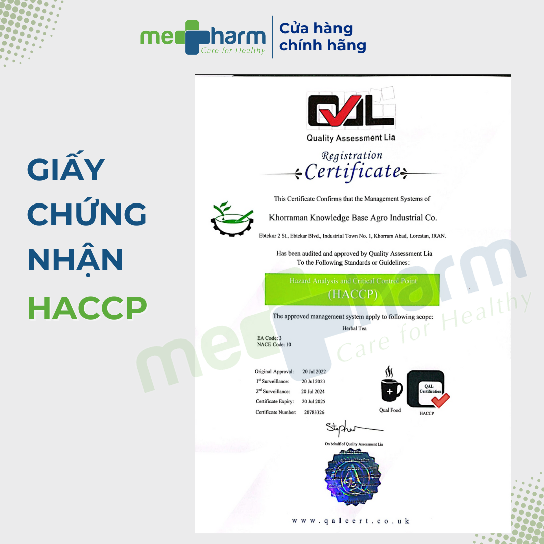 Trà hỗ trợ huyết áp cao và mỡ máu Saturex (Hộp 30 gói)