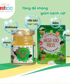 Nước Yến sào Wellmune Nest100 Kids – Nâng cao đề kháng (6 lọ)