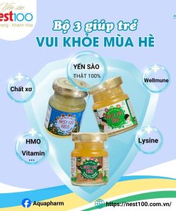 Nước Yến sào Wellmune Nest100 Kids – Nâng cao đề kháng (6 lọ)