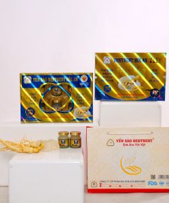 Lốc 6 hũ Tổ yến chưng sẵn BESTNEST HỘI AN 18% Nhân Sâm