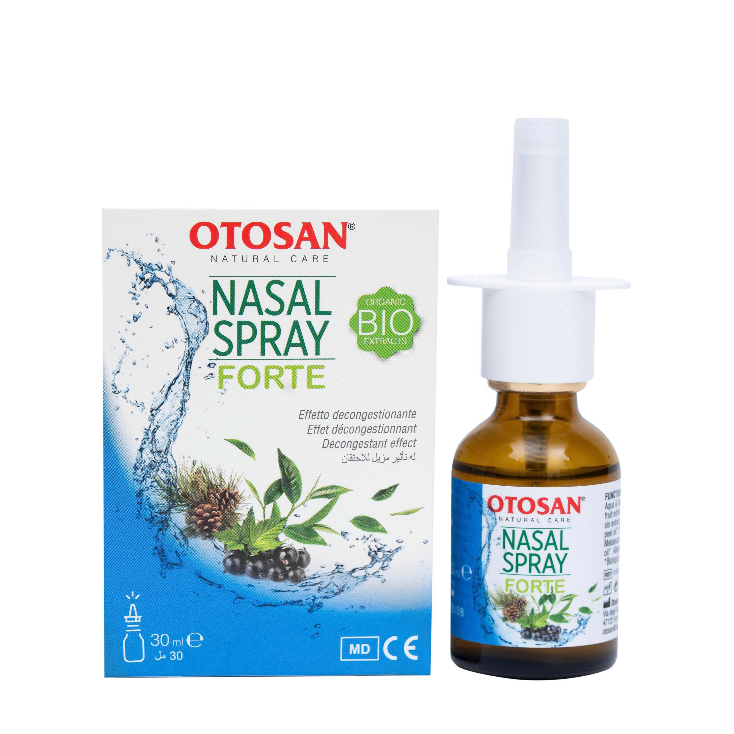 Xịt Mũi Xoang Otosan Forte – Giảm Nghẹt Mũi, Viêm Xoang, Viêm Mũi Dị Ứng Hiệu Quả – Tinh Dầu Tự Nhiên – Lọ 30ml