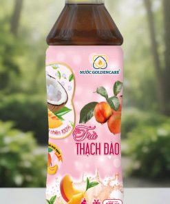 THÙNG 24 CHAI NƯỚC GOLDENCARE – TRÀ THẠCH ĐÀO 500ml