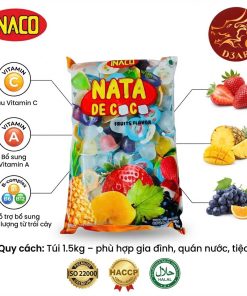 Túi 1,5 ký Thạch hương trái cây Nata de Coco – INACO Mini Jelly