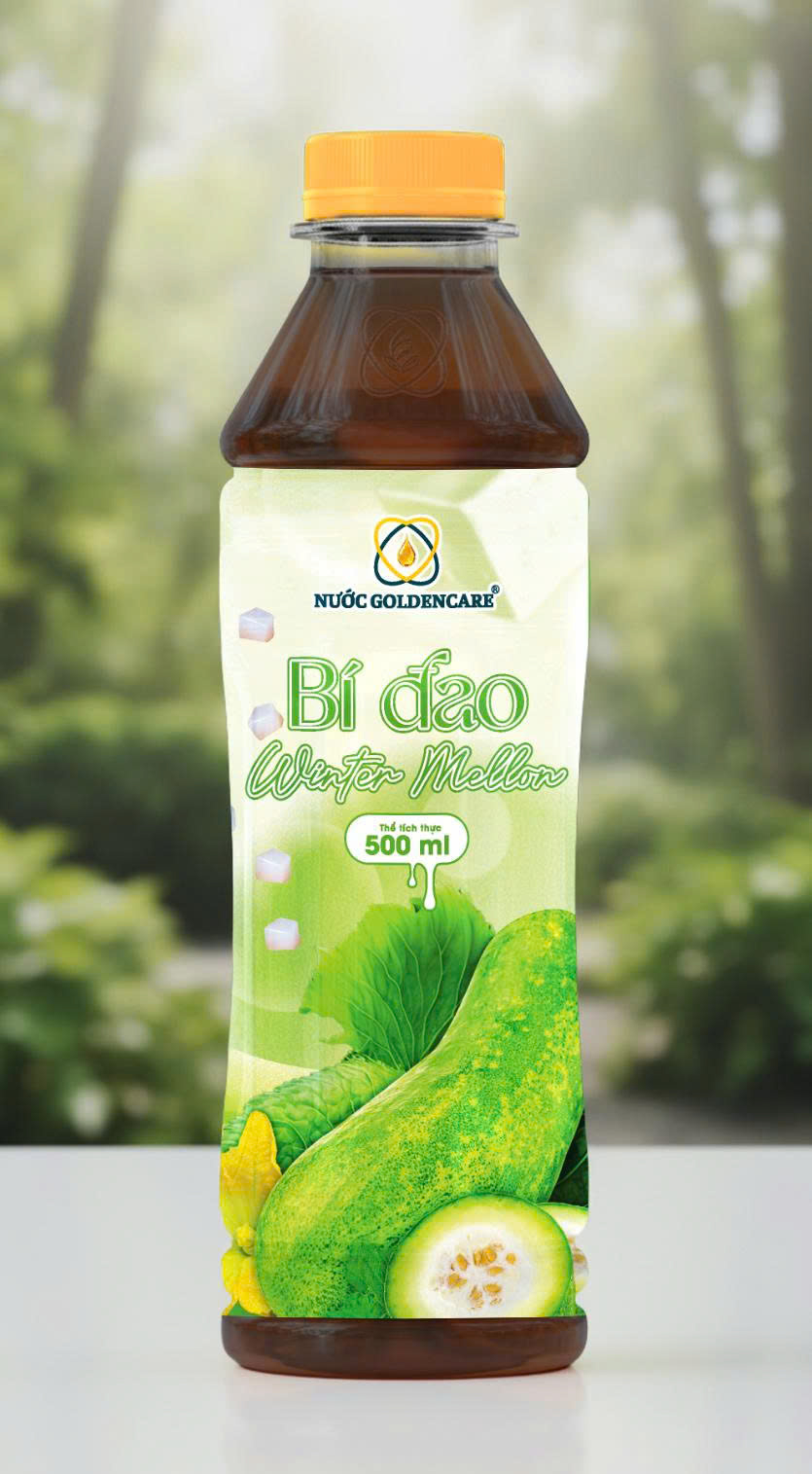 THÙNG 24 CHAI NƯỚC GOLDENCARE – BÍ ĐAO 500ml