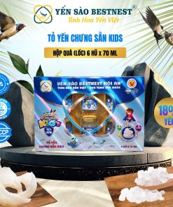 Lốc 6 hũ Tổ yến chưng sẵn BESTNEST HỘI AN 18% Kid