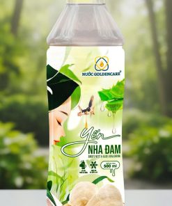 THÙNG 24 CHAI NƯỚC GOLDENCARE – YẾN NHA ĐAM 500ml