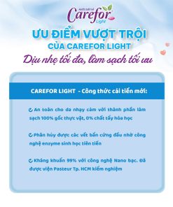 Nước giặt xả dịu nhẹ Carefor Light 3600ml