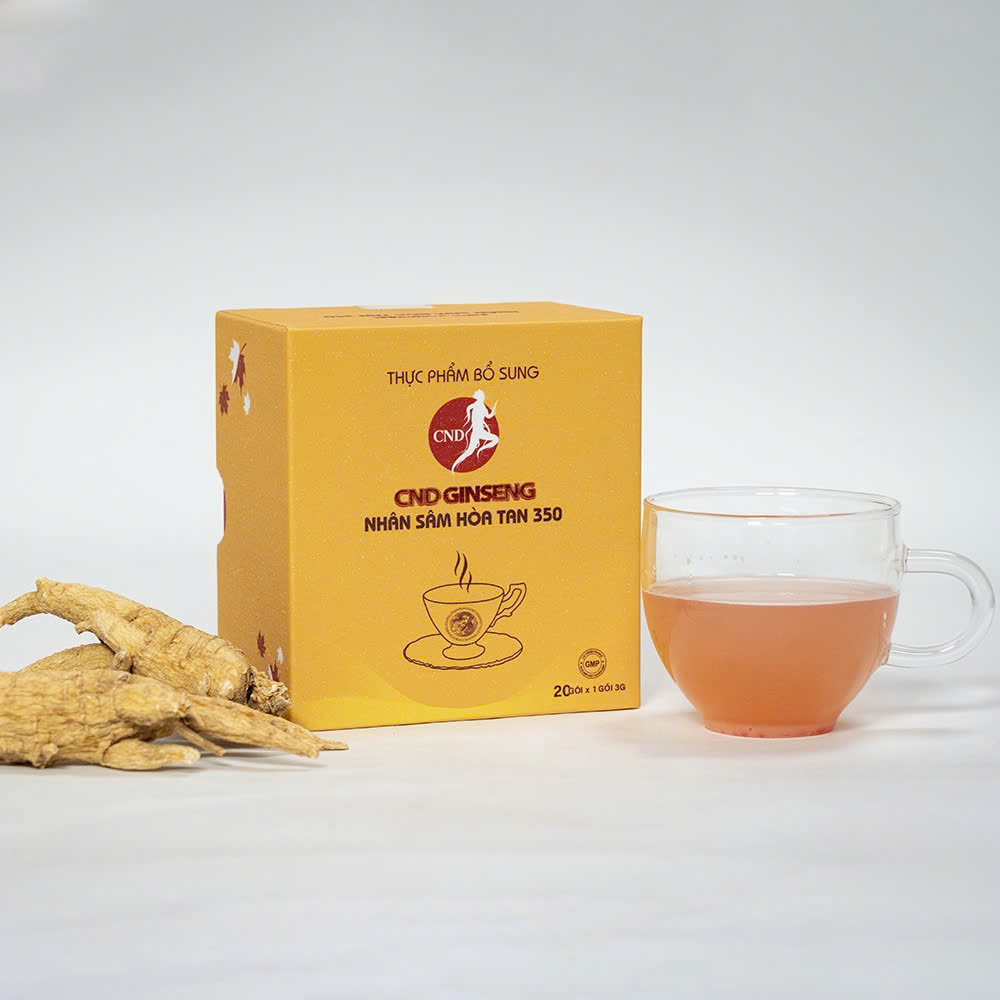 Thực phẩm bổ sung NHÂN SÂM HOÀ TAN 350 – 20 gói (kèm túi)