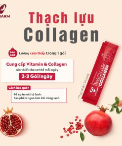 Thực phẩm bổ sung Thạch lựu Collagen – Hộp 30 gói