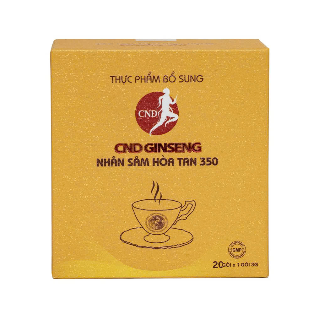Thực phẩm bổ sung NHÂN SÂM HOÀ TAN 350 – 20 gói (kèm túi)