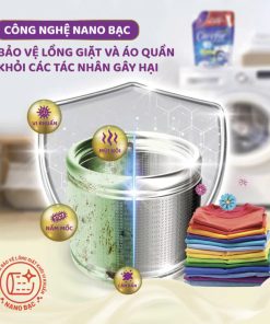 Nước giặt xả đậm đặc Carefor matic 3600ml (hương nắng mai)