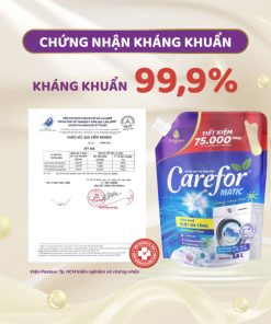 Nước giặt xả đậm đặc Carefor matic 3600ml (hương nắng mai)